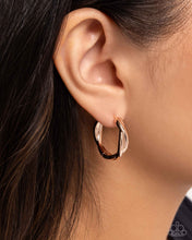 Load image into Gallery viewer, Paparazzi Genuine Glitz - Rose Gold Earrings

