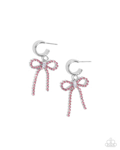 Paparazzi Whispering Whimsy - Pink Earrings