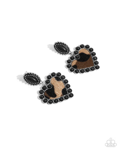 Paparazzi Whimsical Wrangler - Black Earrings