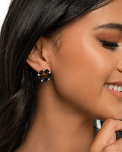 Load image into Gallery viewer, Paparazzi Grace Personified - Black Earrings
