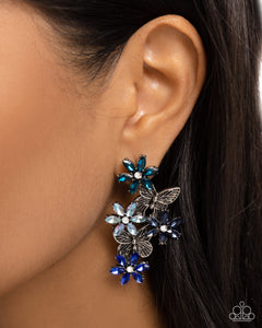 Paparazzi Aerial Award - Blue Earrings