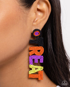 Paparazzi Halloween Hallmark - Multi Earrings