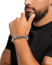 Load image into Gallery viewer, Paparazzi Dynamic Discs - Silver Bracelet
