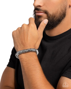 Paparazzi Dynamic Discs - Silver Bracelet