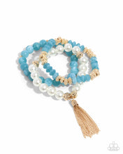 Load image into Gallery viewer, Paparazzi Marbled Mirage - Blue Bracelet
