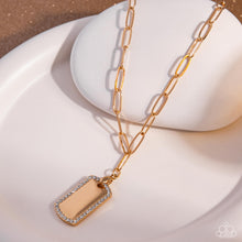 Load image into Gallery viewer, Paparazzi Simple Street - Gold Necklace
