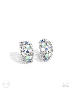 Paparazzi Elite Embrace - Green Earrings