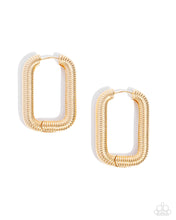 Load image into Gallery viewer, Paparazzi Spiral Supply - Gold Earrings
