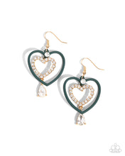 Load image into Gallery viewer, Paparazzi Soft and Sweet - Green Earrings
