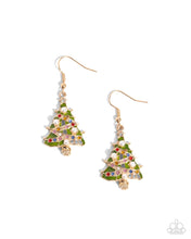 Load image into Gallery viewer, Paparazzi O Christmas Tree - Multi Earrings
