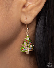 Load image into Gallery viewer, Paparazzi O Christmas Tree - Multi Earrings
