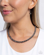 Load image into Gallery viewer, Paparazzi Edgy Etching - Black Necklace
