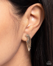 Load image into Gallery viewer, Paparazzi Angelic Altitude - Gold Earrings
