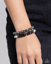 Load image into Gallery viewer, Paparazzi Attention Seeker - Black Bracelet
