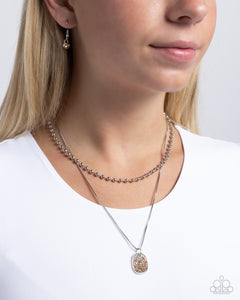 Paparazzi Lyrical Luminescence - Brown Necklace