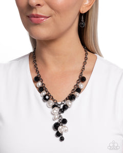 Paparazzi Beehive Barrage - Black Necklace