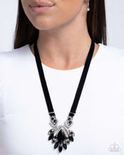 Load image into Gallery viewer, Paparazzi Ravishing Ribbon - Black Necklace
