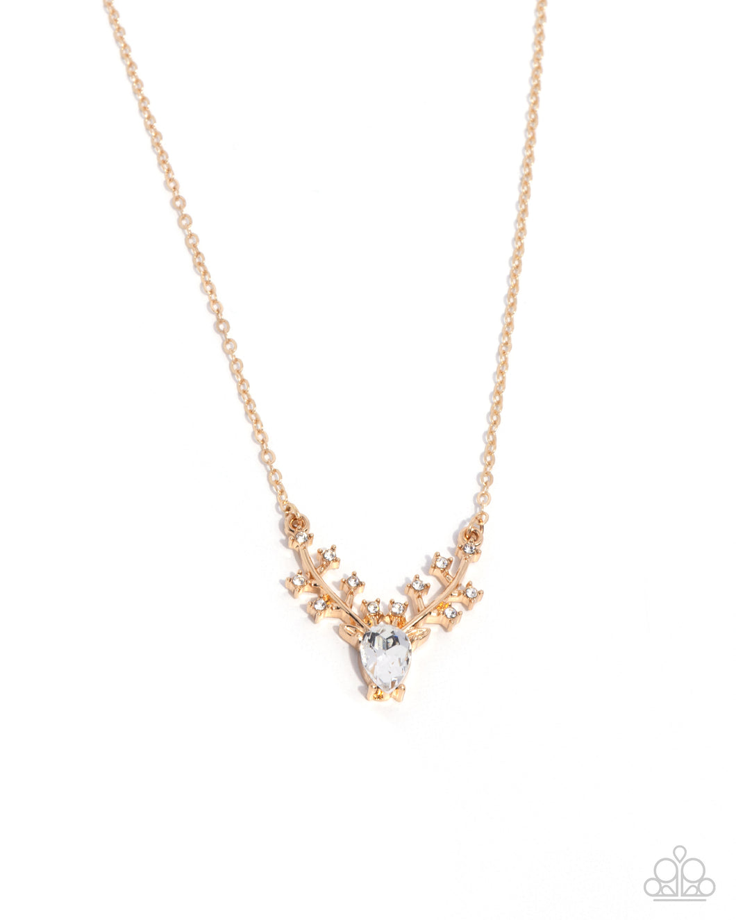 Paparazzi Sacred Stag - Gold Necklace