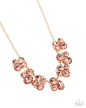 Load image into Gallery viewer, Paparazzi Fairytale Frost - Gold Necklace
