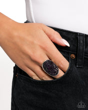 Load image into Gallery viewer, Paparazzi Exaggerated Elitist - Purple Ring
