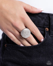 Load image into Gallery viewer, Paparazzi Studded Scout - White Ring
