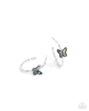 Load image into Gallery viewer, Paparazzi Butterfly Beginning - Blue Earrings
