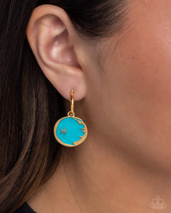 Paparazzi South Star - Blue Earrings