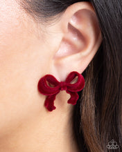 Load image into Gallery viewer, Paparazzi Dapper Dedication - Red Earrings
