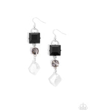 Load image into Gallery viewer, Paparazzi Alluring Assertion - Black Earrings
