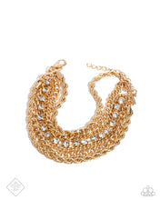 Load image into Gallery viewer, Paparazzi Executive Extravagance - Gold Bracelet
