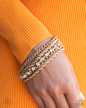 Load image into Gallery viewer, Paparazzi Executive Extravagance - Gold Bracelet
