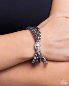 Paparazzi Beaded Boundary - Silver Bracelet