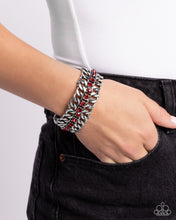 Load image into Gallery viewer, Paparazzi Secure Shimmer - Red Bracelet
