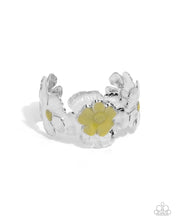 Load image into Gallery viewer, Paparazzi "Floral Foundation" Yellow Bracelet Paparazzi Jewelry
