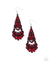 Load image into Gallery viewer, Paparazzi Opera Stage - Red Earrings
