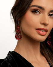 Load image into Gallery viewer, Paparazzi Opera Stage - Red Earrings
