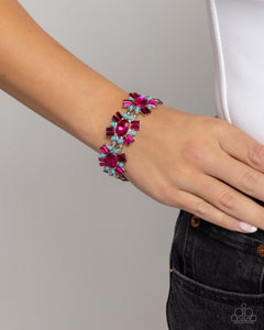 Paparazzi Bewildering Bling - Pink Bracelet