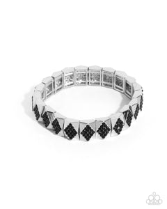 Paparazzi Ornate Outline - Black Bracelet