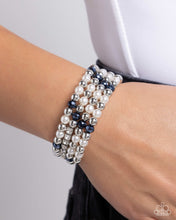 Load image into Gallery viewer, Paparazzi Serene Stack - Blue Bracelet
