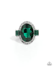 Load image into Gallery viewer, Paparazzi Stubborn Shimmer - Green Ring
