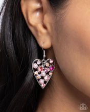 Load image into Gallery viewer, Paparazzi Unbelievable Shimmer - Pink Earrings
