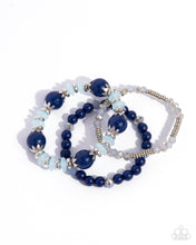 Load image into Gallery viewer, Paparazzi Flashy Frugality - Blue Bracelet
