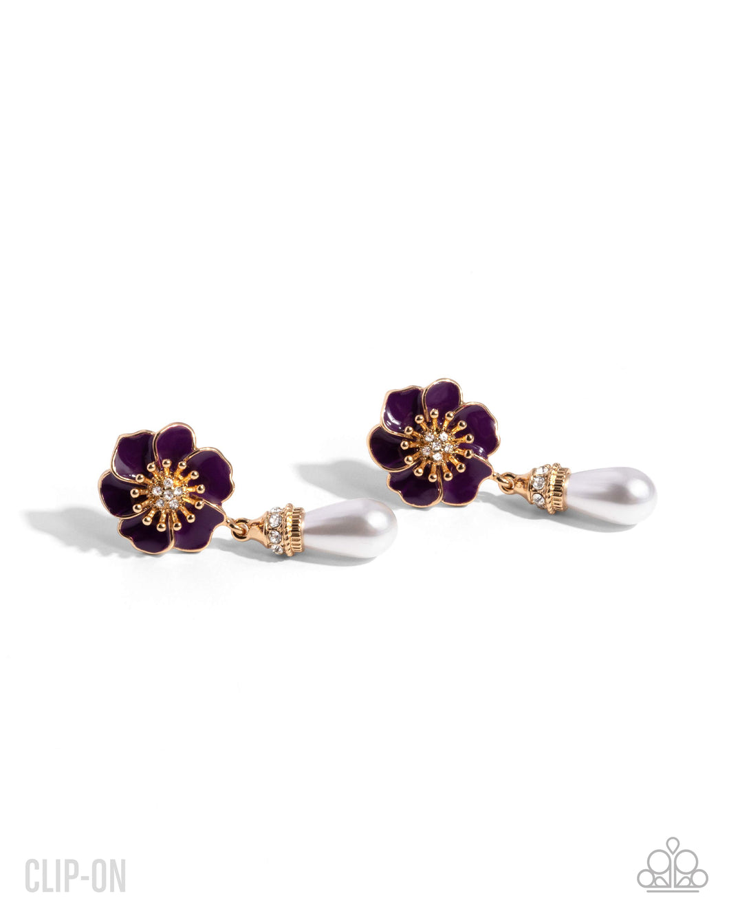 Paparazzi Regency Reign - Purple Earrings