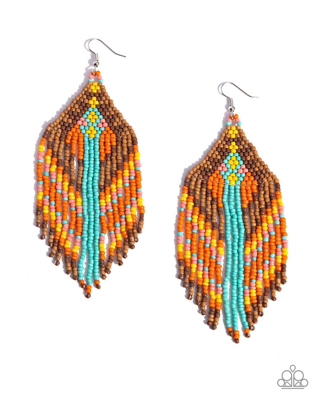 Paparazzi Paramount Pattern - Multi Earrings