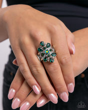Load image into Gallery viewer, Paparazzi Pronged Panorama - Green Ring
