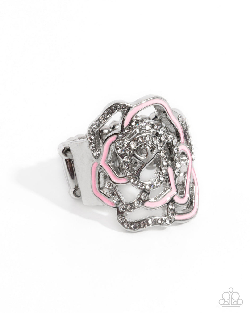 Paparazzi Repetitive Rose - Pink Ring