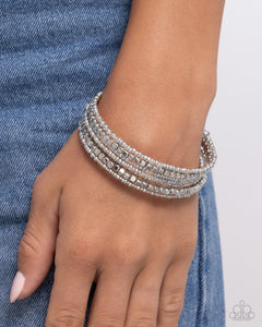 Paparazzi Best Way to Unwind - Silver Bracelet