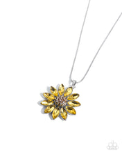 Load image into Gallery viewer, Paparazzi Fortunate Floral - Yellow Necklace
