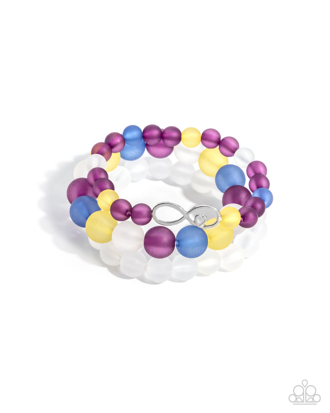 Paparazzi Simplistic Stack - Purple Bracelet