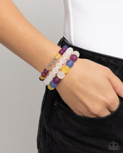 Load image into Gallery viewer, Paparazzi Simplistic Stack - Purple Bracelet
